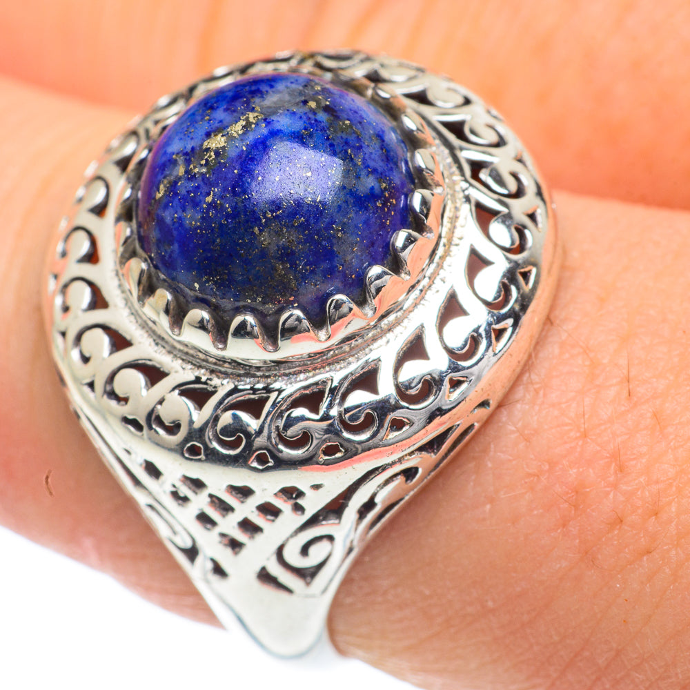Lapis Lazuli Rings handcrafted by Ana Silver Co - RING62195