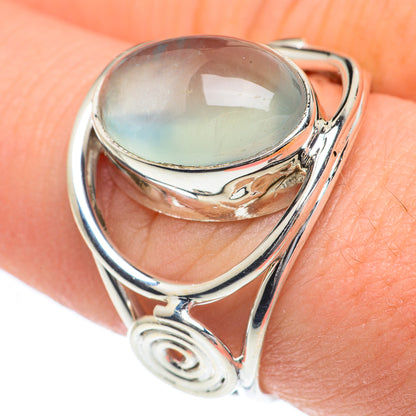 Aqua Chalcedony Rings handcrafted by Ana Silver Co - RING62196