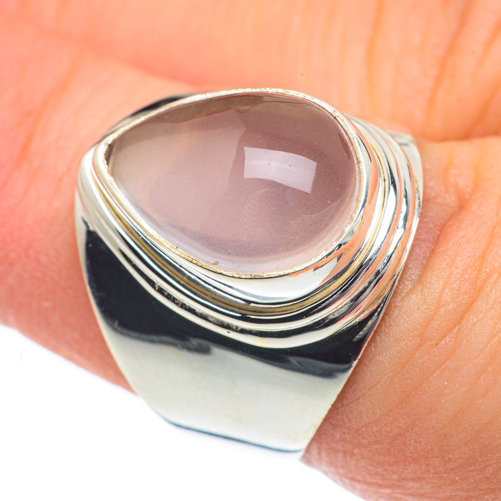 Rose Quartz Rings handcrafted by Ana Silver Co - RING62207