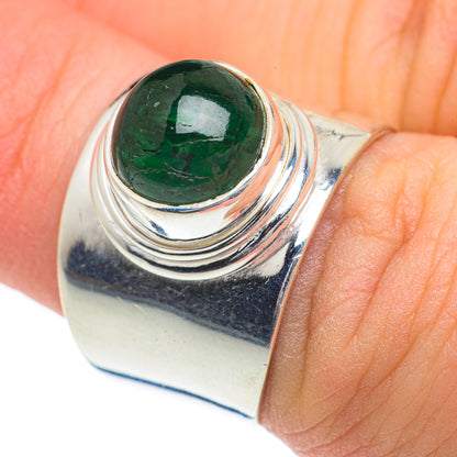 Green Tourmaline Rings handcrafted by Ana Silver Co - RING62216