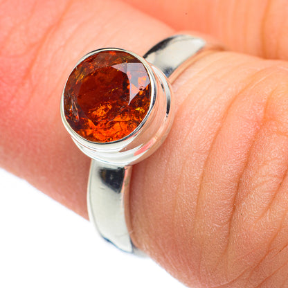 Mandarin Citrine Rings handcrafted by Ana Silver Co - RING62221