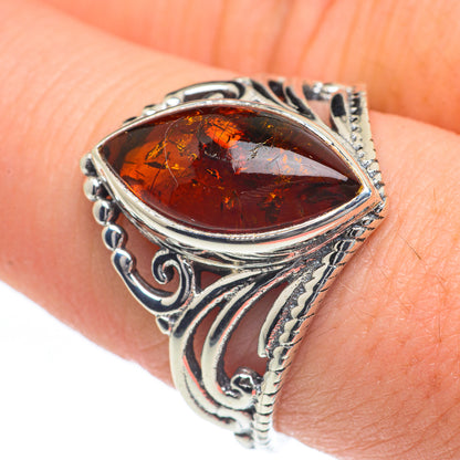 Baltic Amber Rings handcrafted by Ana Silver Co - RING62224