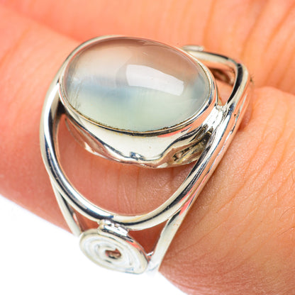 Aqua Chalcedony Rings handcrafted by Ana Silver Co - RING62236