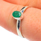 Zambian Emerald Rings handcrafted by Ana Silver Co - RING62238