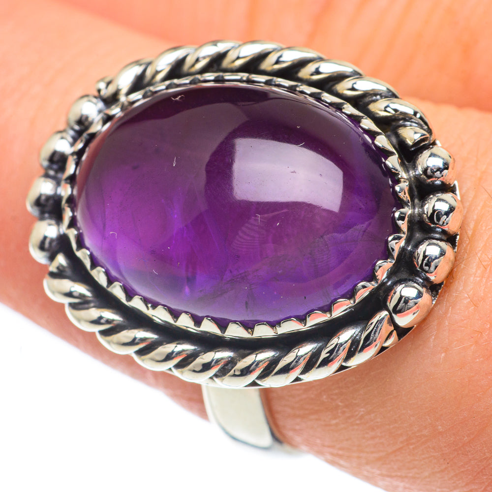 Amethyst Rings handcrafted by Ana Silver Co - RING62248