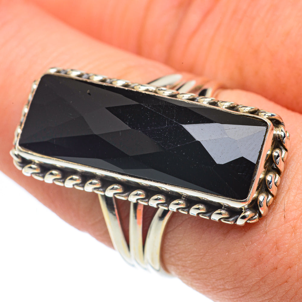Black Onyx Rings handcrafted by Ana Silver Co - RING62252