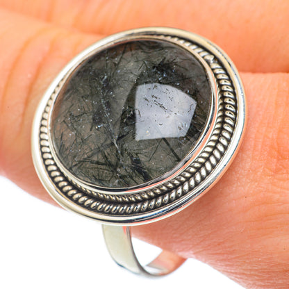 Tourmalinated Quartz Rings handcrafted by Ana Silver Co - RING62255