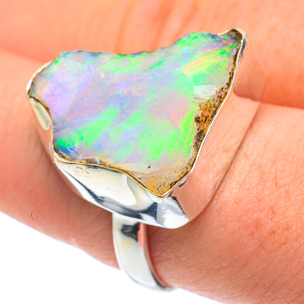 Ethiopian Opal Rings handcrafted by Ana Silver Co - RING62259