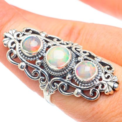 Ethiopian Opal Rings handcrafted by Ana Silver Co - RING62260