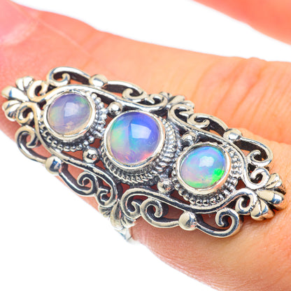 Ethiopian Opal Rings handcrafted by Ana Silver Co - RING62262