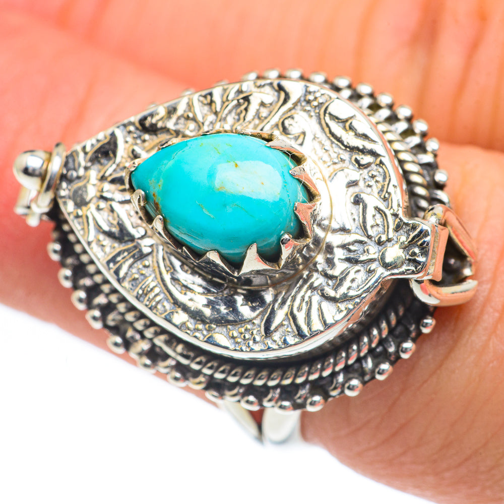 Larimar Rings handcrafted by Ana Silver Co - RING62265