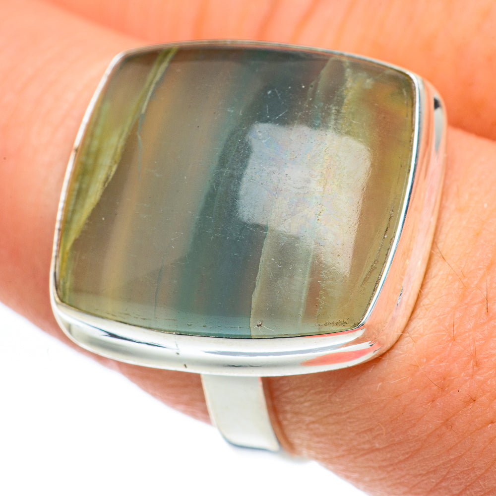 Green Fluorite Rings handcrafted by Ana Silver Co - RING62267