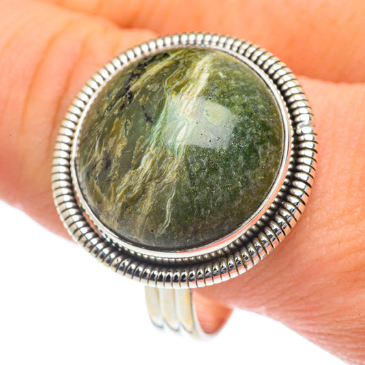 Rainforest Jasper Rings handcrafted by Ana Silver Co - RING62268