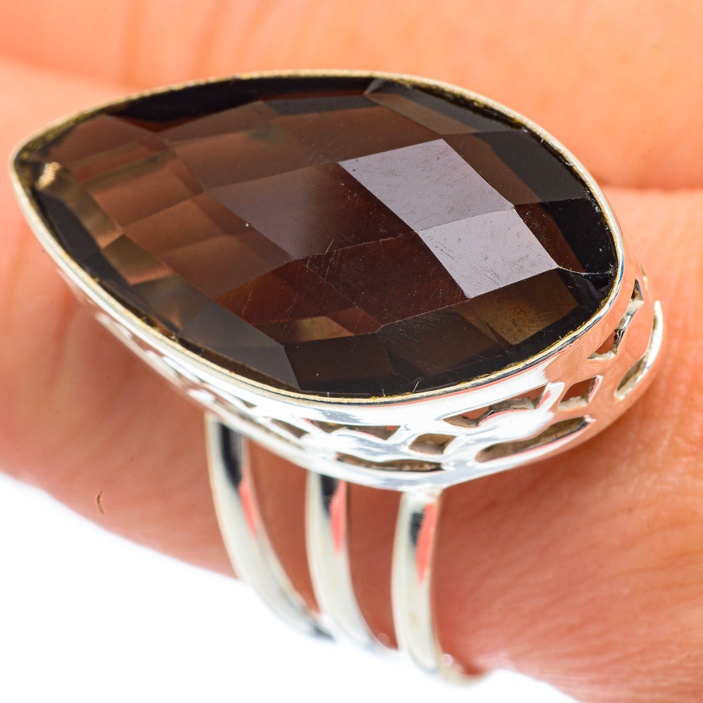 Smoky Quartz Rings handcrafted by Ana Silver Co - RING62272