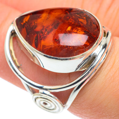 Baltic Amber Rings handcrafted by Ana Silver Co - RING62273