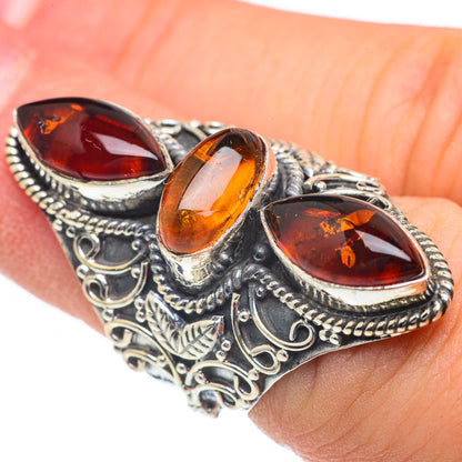 Baltic Amber Rings handcrafted by Ana Silver Co - RING62274