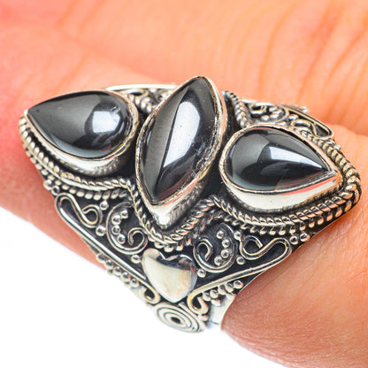Hematite Rings handcrafted by Ana Silver Co - RING62284