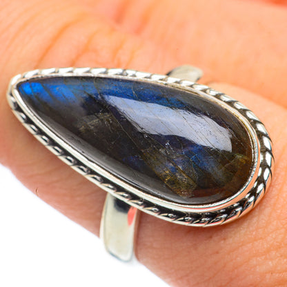 Labradorite Rings handcrafted by Ana Silver Co - RING62289