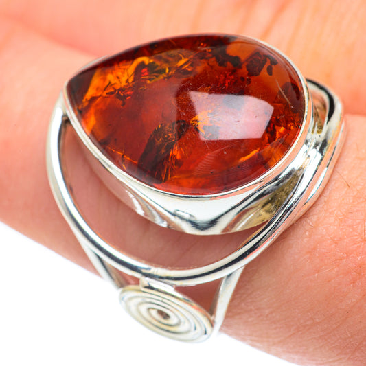 Baltic Amber Rings handcrafted by Ana Silver Co - RING62297