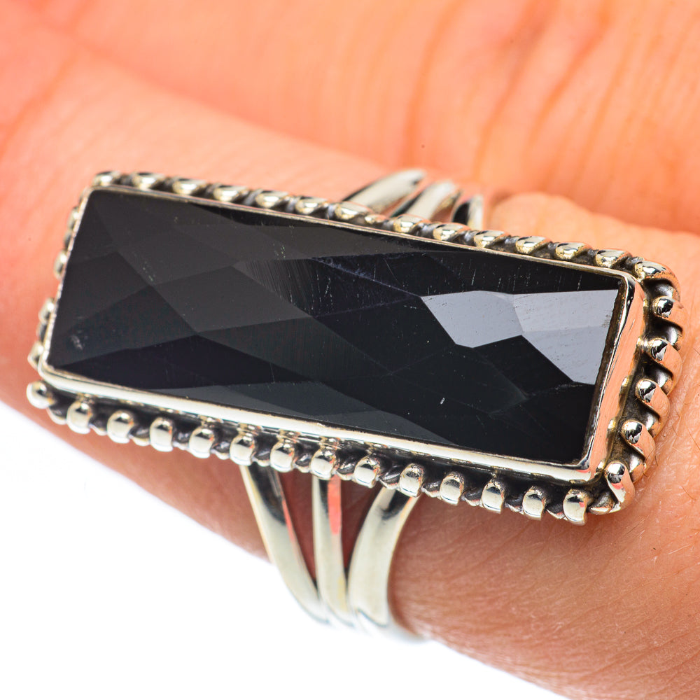 Black Onyx Rings handcrafted by Ana Silver Co - RING62303