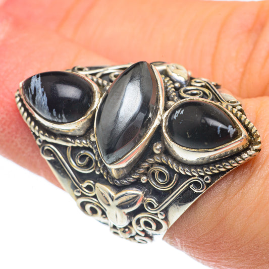 Hematite Rings handcrafted by Ana Silver Co - RING62304