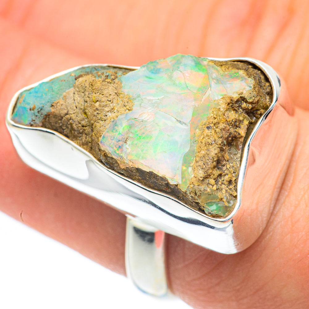 Ethiopian Opal Rings handcrafted by Ana Silver Co - RING62307