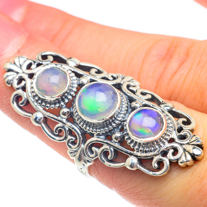 Ethiopian Opal Rings handcrafted by Ana Silver Co - RING62308