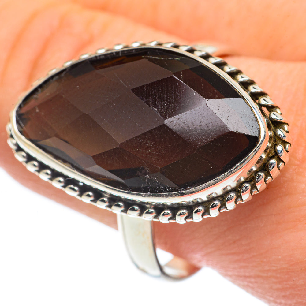 Smoky Quartz Rings handcrafted by Ana Silver Co - RING62319