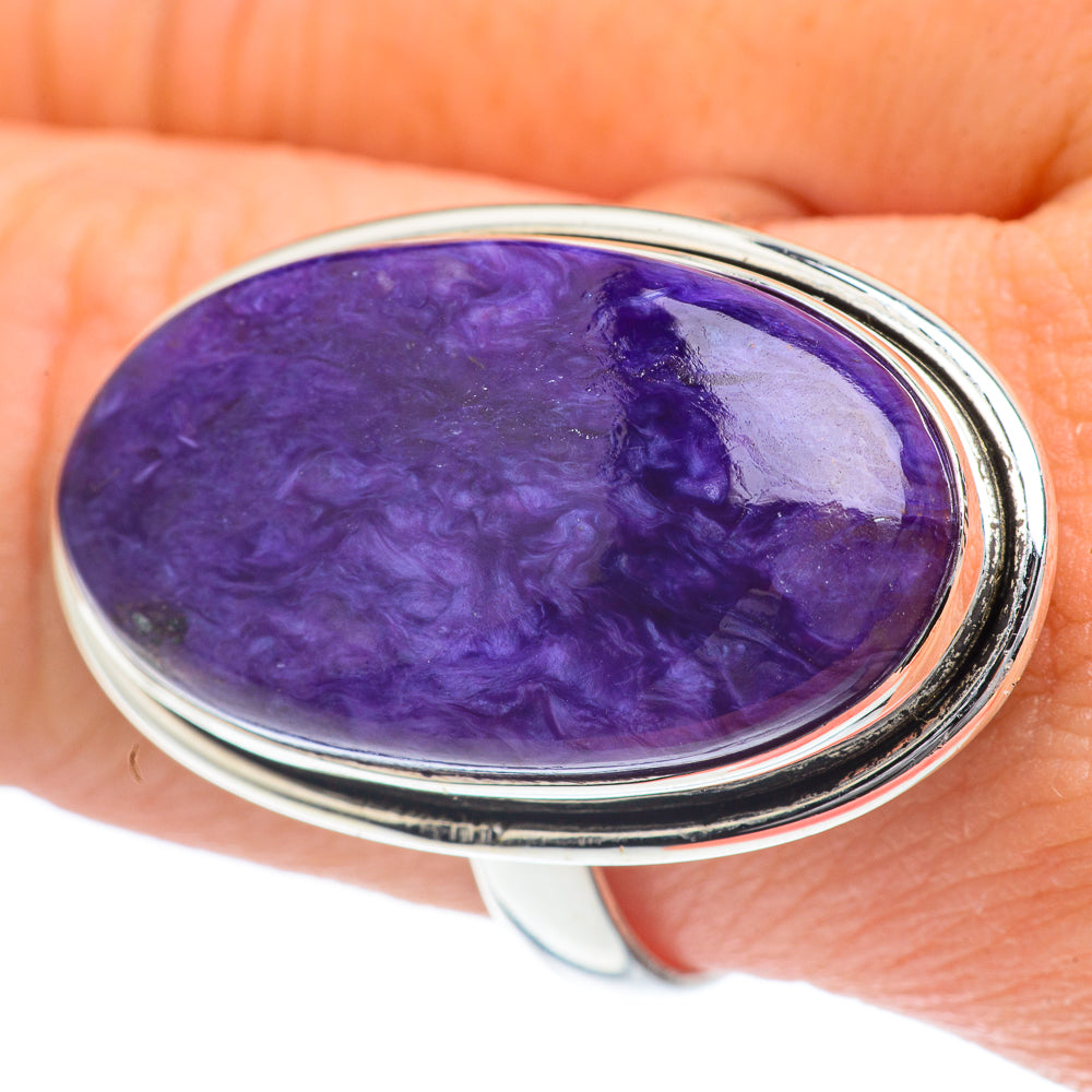 Charoite Rings handcrafted by Ana Silver Co - RING62326