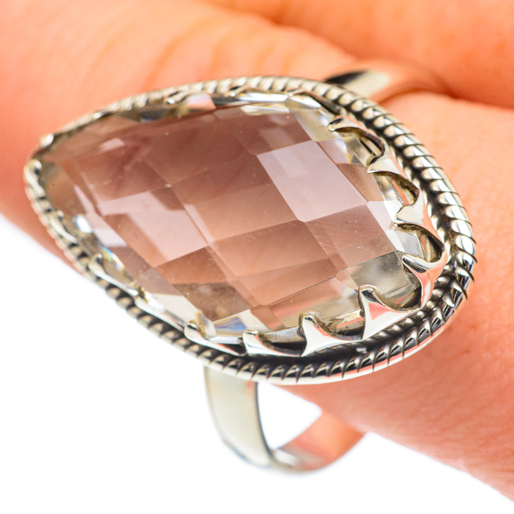 White Quartz Rings handcrafted by Ana Silver Co - RING62330