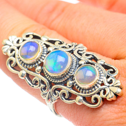 Ethiopian Opal Rings handcrafted by Ana Silver Co - RING62331