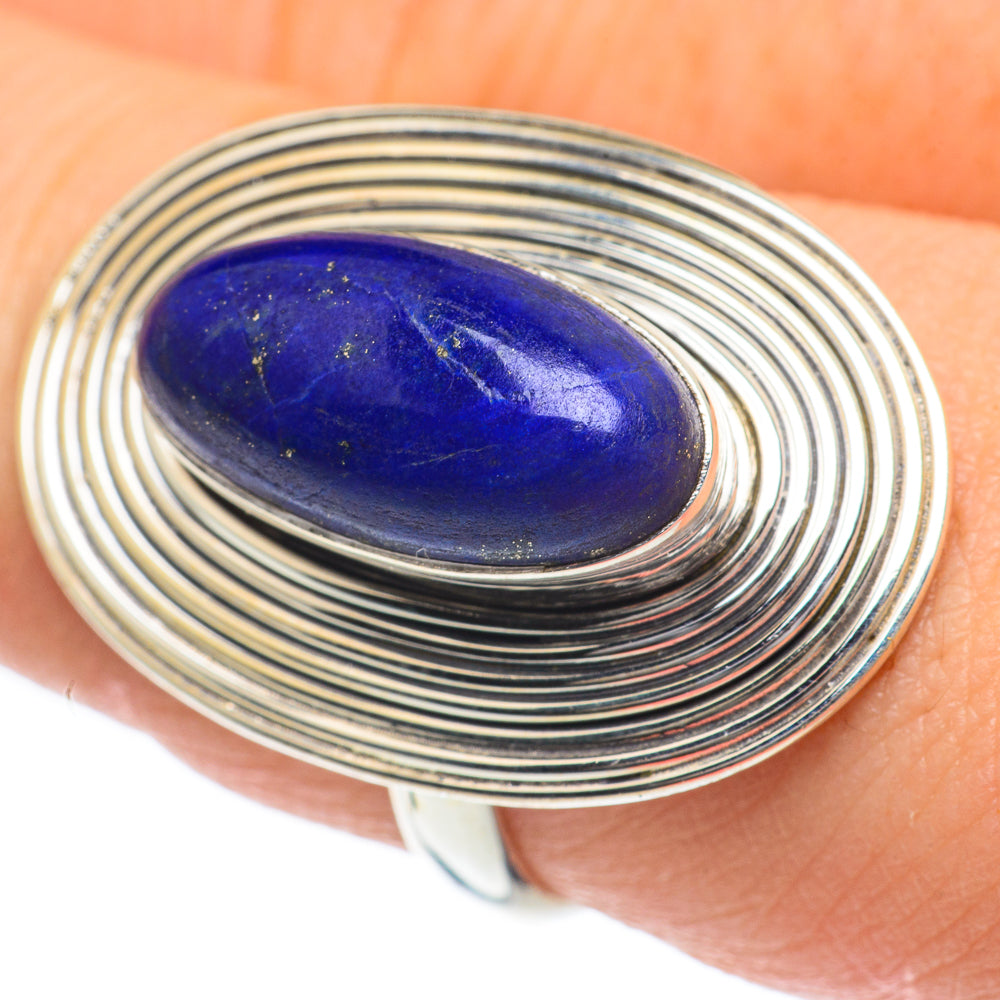 Lapis Lazuli Rings handcrafted by Ana Silver Co - RING62339