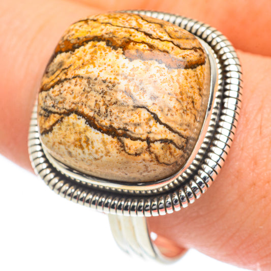 Picture Jasper Rings handcrafted by Ana Silver Co - RING62342