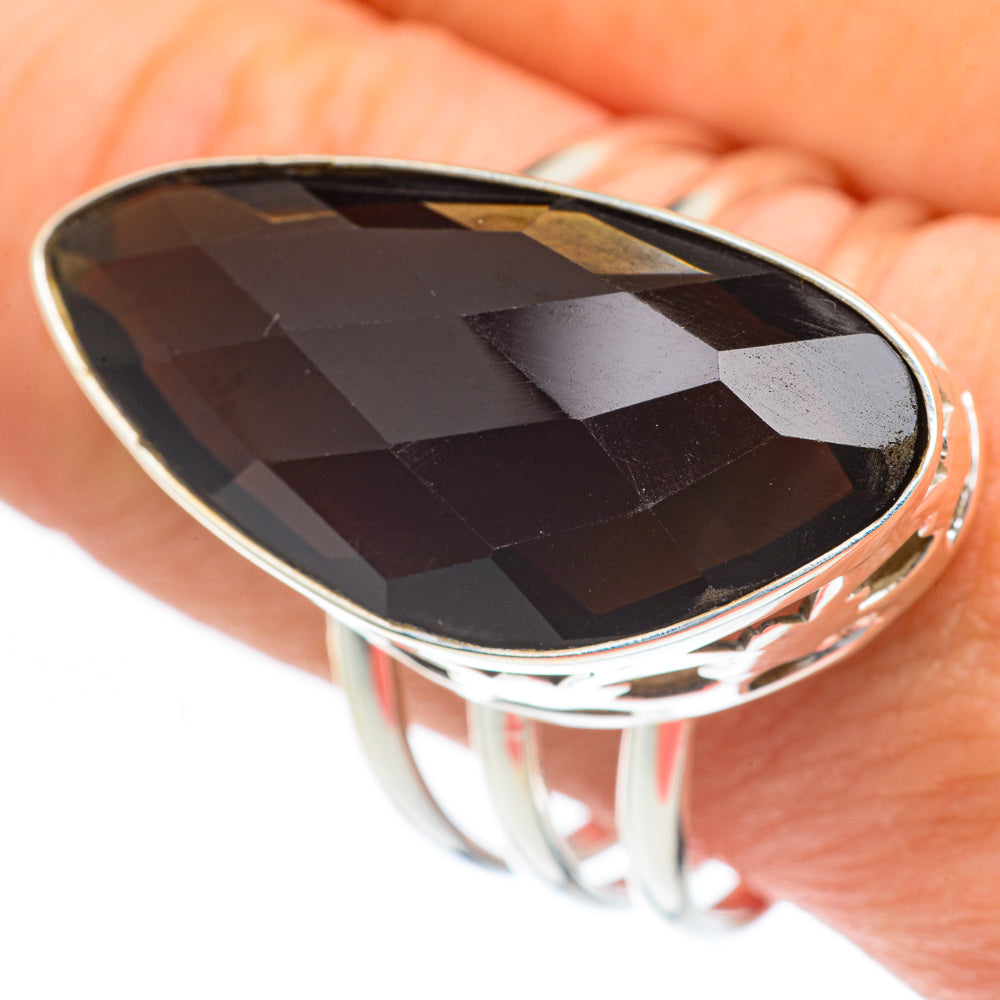 Smoky Quartz Rings handcrafted by Ana Silver Co - RING62343