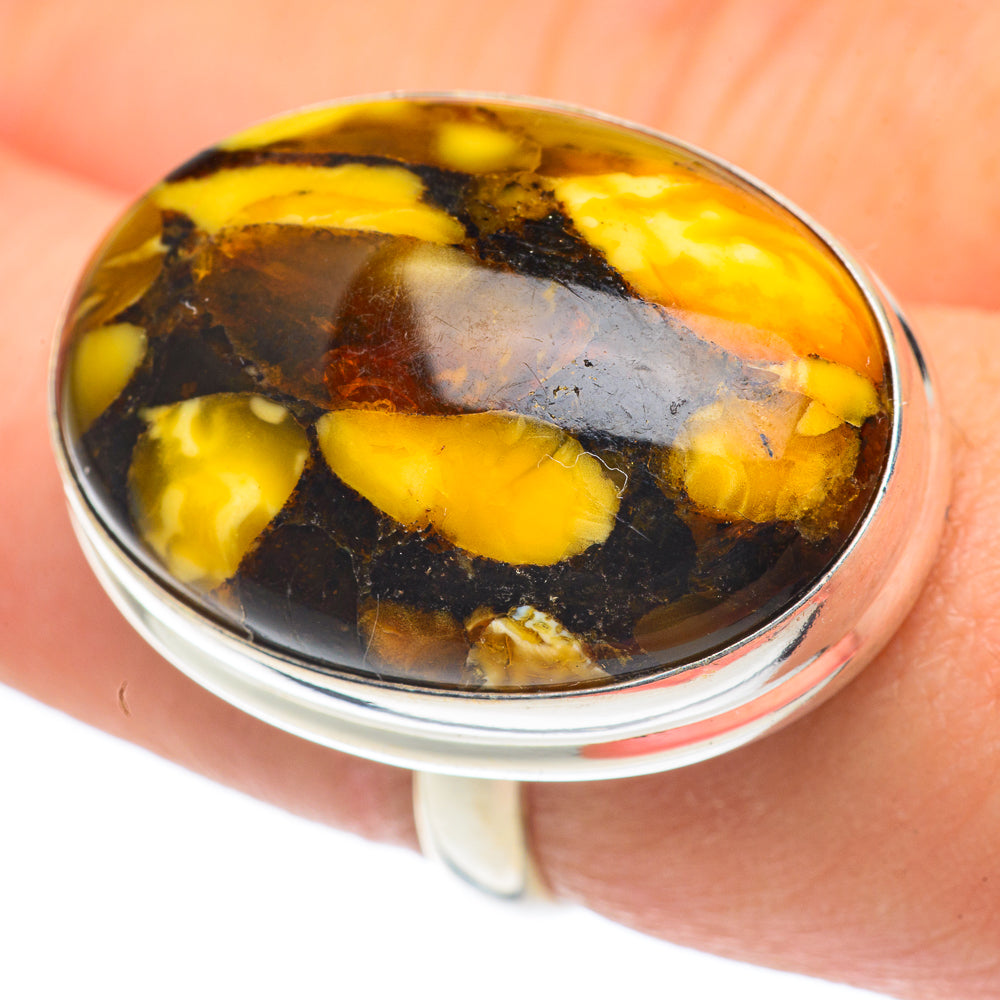 Amber Rings handcrafted by Ana Silver Co - RING62344
