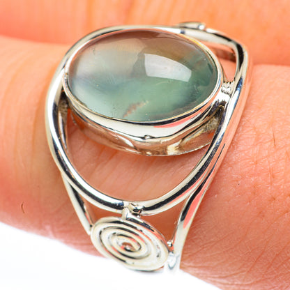Aqua Chalcedony Rings handcrafted by Ana Silver Co - RING62356
