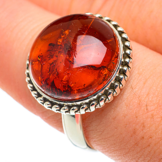 Baltic Amber Rings handcrafted by Ana Silver Co - RING62365