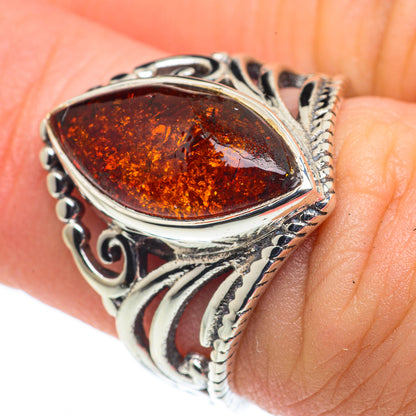 Baltic Amber Rings handcrafted by Ana Silver Co - RING62366