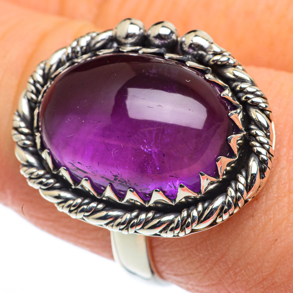 Amethyst Rings handcrafted by Ana Silver Co - RING62373