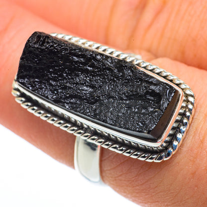 Tektite Rings handcrafted by Ana Silver Co - RING62376