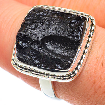Tektite Rings handcrafted by Ana Silver Co - RING62377