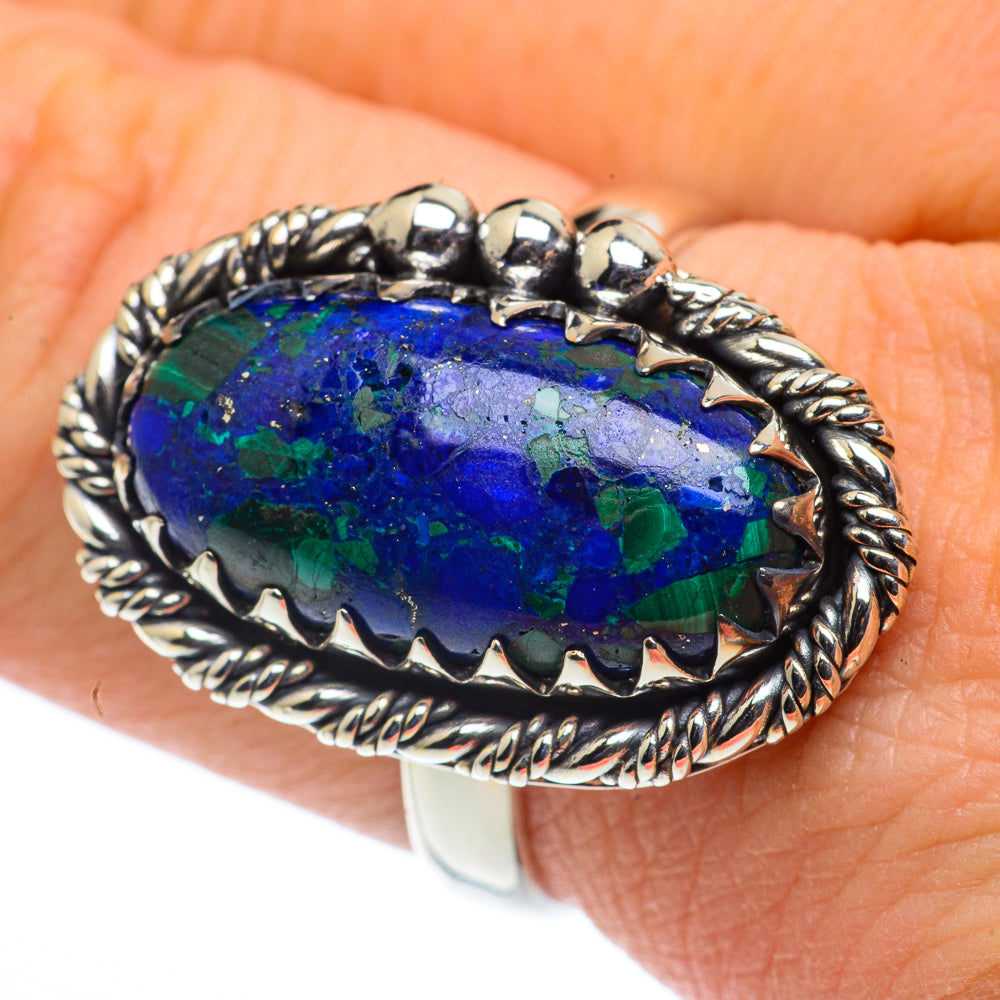 Azurite Rings handcrafted by Ana Silver Co - RING62380