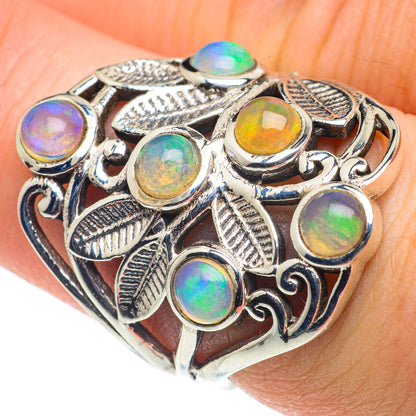 Ethiopian Opal Rings handcrafted by Ana Silver Co - RING62383