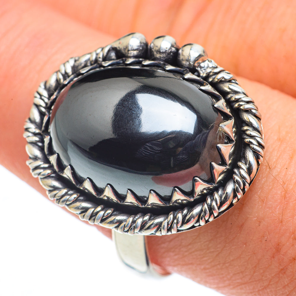 Hematite Rings handcrafted by Ana Silver Co - RING62384
