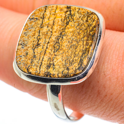 Picture Jasper Rings handcrafted by Ana Silver Co - RING62395