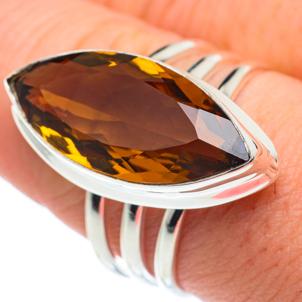 Mandarin Citrine Rings handcrafted by Ana Silver Co - RING62398