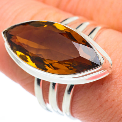 Mandarin Citrine Rings handcrafted by Ana Silver Co - RING62398