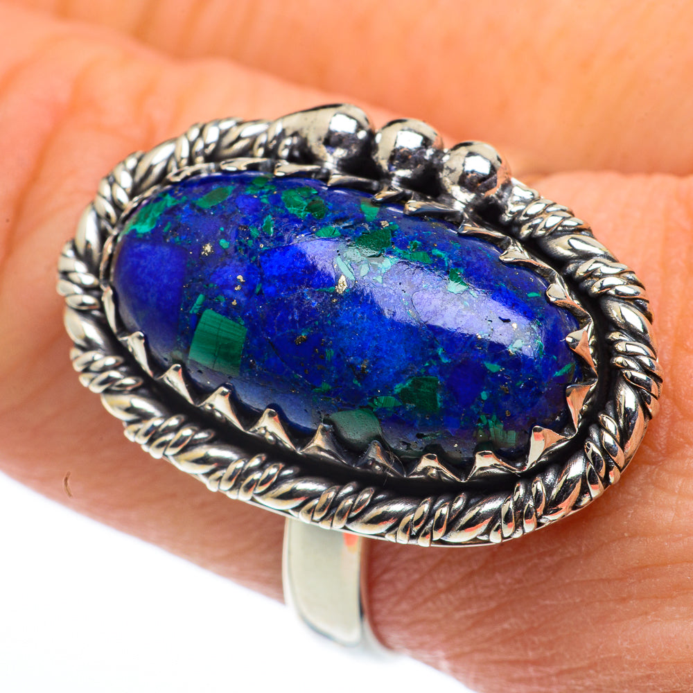 Azurite Rings handcrafted by Ana Silver Co - RING62416