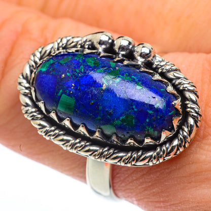 Azurite Rings handcrafted by Ana Silver Co - RING62416
