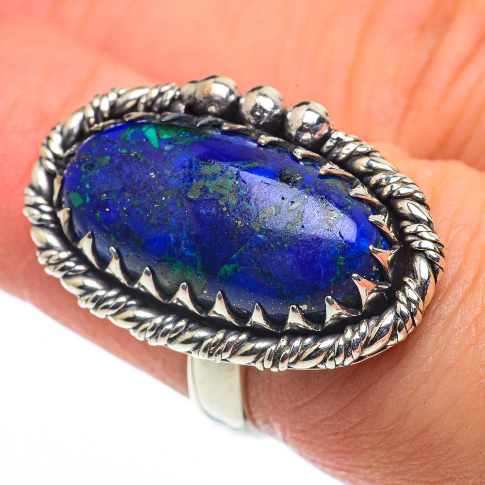 Azurite Rings handcrafted by Ana Silver Co - RING62423